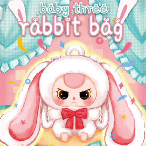 Baby Three Rabbit Plush School Bag Lucky Bag