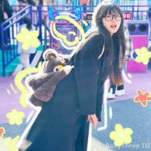 Baby three bear backpack plush blind box