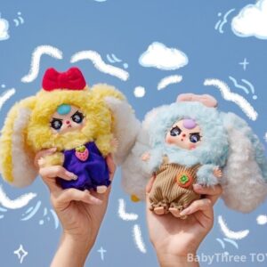 Baby Three Macaron Little Rabbit V2 Plush Toy Doll Blindbox