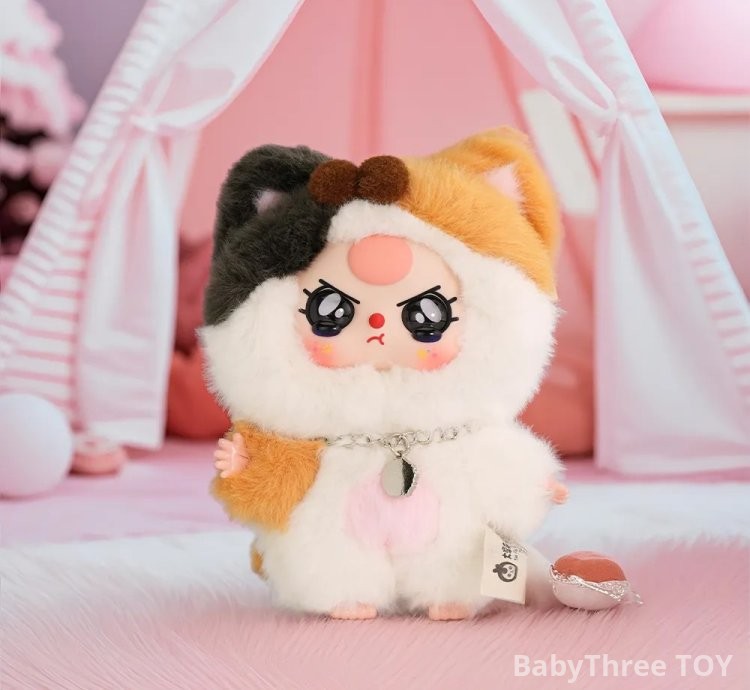 Baby Three Cat and Dog Plush Toy Doll Blindbox