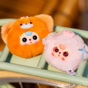 babythree mini animal head Plush Toy Doll Blindbox