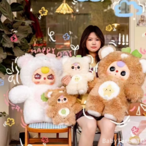 Baby Three Obedient Bear Cub 1000% Plush Toy Doll Blindbox