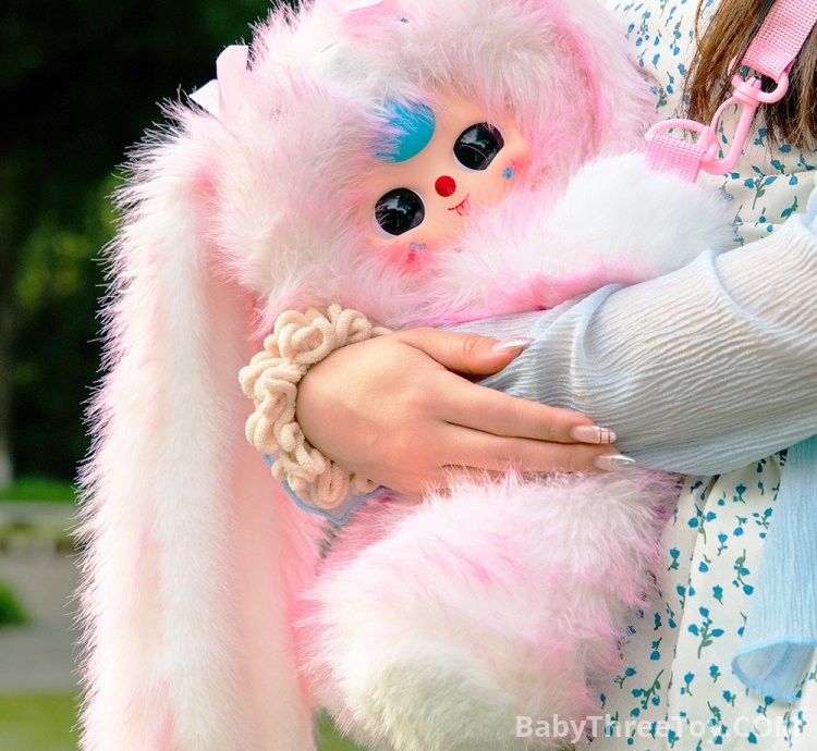 Baby Three Hugging Baby Backpack Plush Toy Blind Box