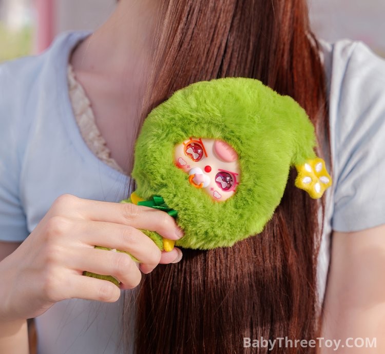 Baby Three Brush Your Hair Plush Toy Doll Blind Box