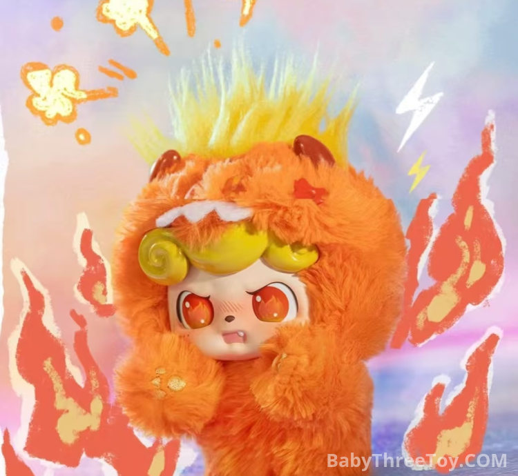 JOTOYS Q Kid Emotional Hairy Monsters Plush Toy Doll Blind Box