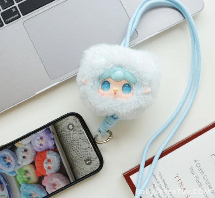 YOOKI V7 Mini Zoo Phone Lanyard Plush Toy Doll Blind Box