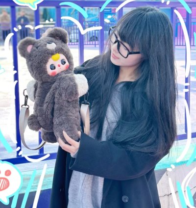 Baby three bear backpack plush blind box - Image 5