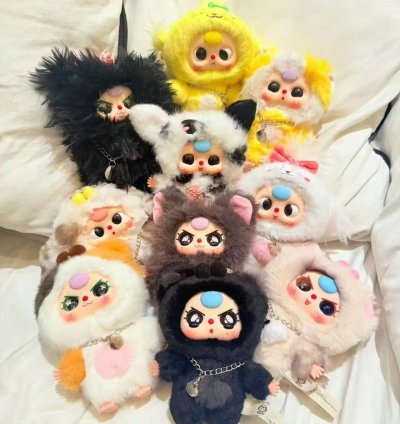 Baby Three Cat and Dog Plush Toy Doll Blindbox - Image 3