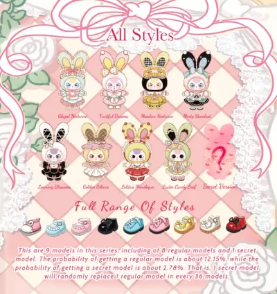 Lolita’s Dream 400% Plush Blind Box (Babythree Official) - Image 5