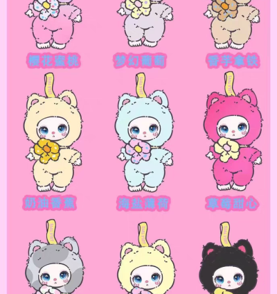 Lila luky cat V1 plush blind box - Image 5