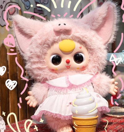 Babythree 1000% V2 Plush Toy Doll Blindbox - Image 3