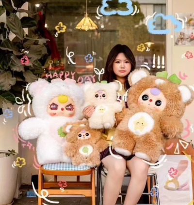 Baby Three Obedient Bear Cub 1000% Plush Toy Doll Blindbox - Image 2