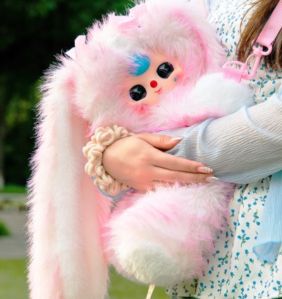 Baby Three Hugging Baby Backpack Plush Toy Blind Box - Image 2