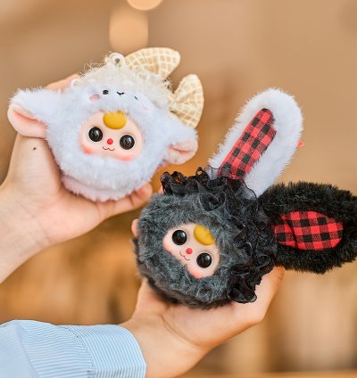 Baby Three Vanity Mirror Plush Toy Doll Blind Box - Image 5