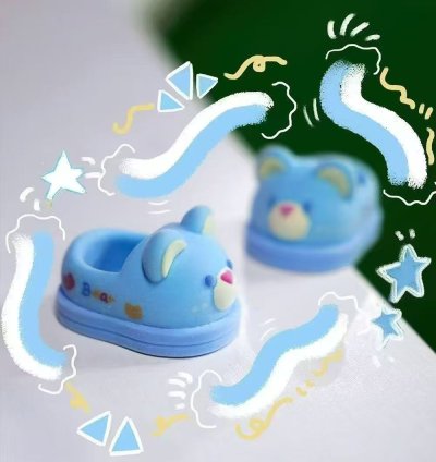 Baby Three 400% Plush Shoes toy Blindbox - Image 3
