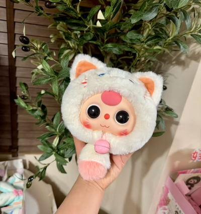 Baby Three Lucky Cat Plush Toy Blind Box - Image 3