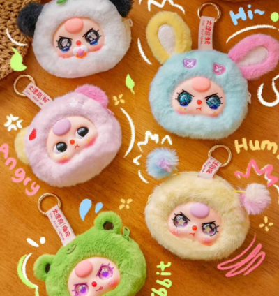 Baby Three Storage Pouches Plush Toy Doll Blind Box - Image 2