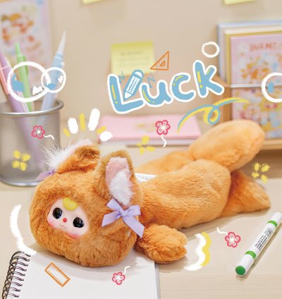 Baby Three Stationery Storage Plush Toy Doll Blind Box - Image 5